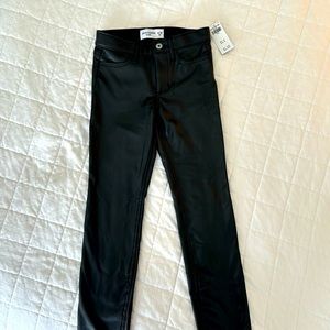 Vegan leather pants